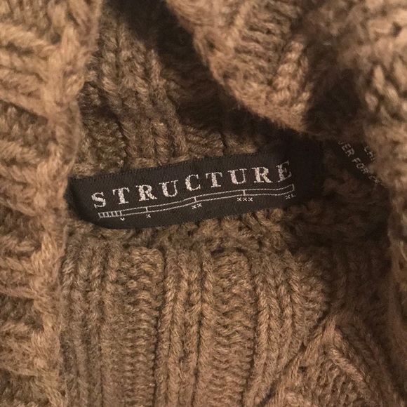Green cable sweater - Picture 3 of 3